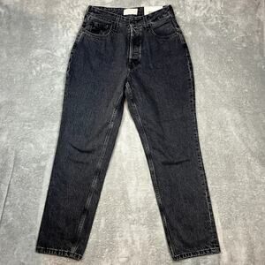 Everlane 90s Cheeky Straight Jeans Womens 30 R Grey Organic Cotton NWT